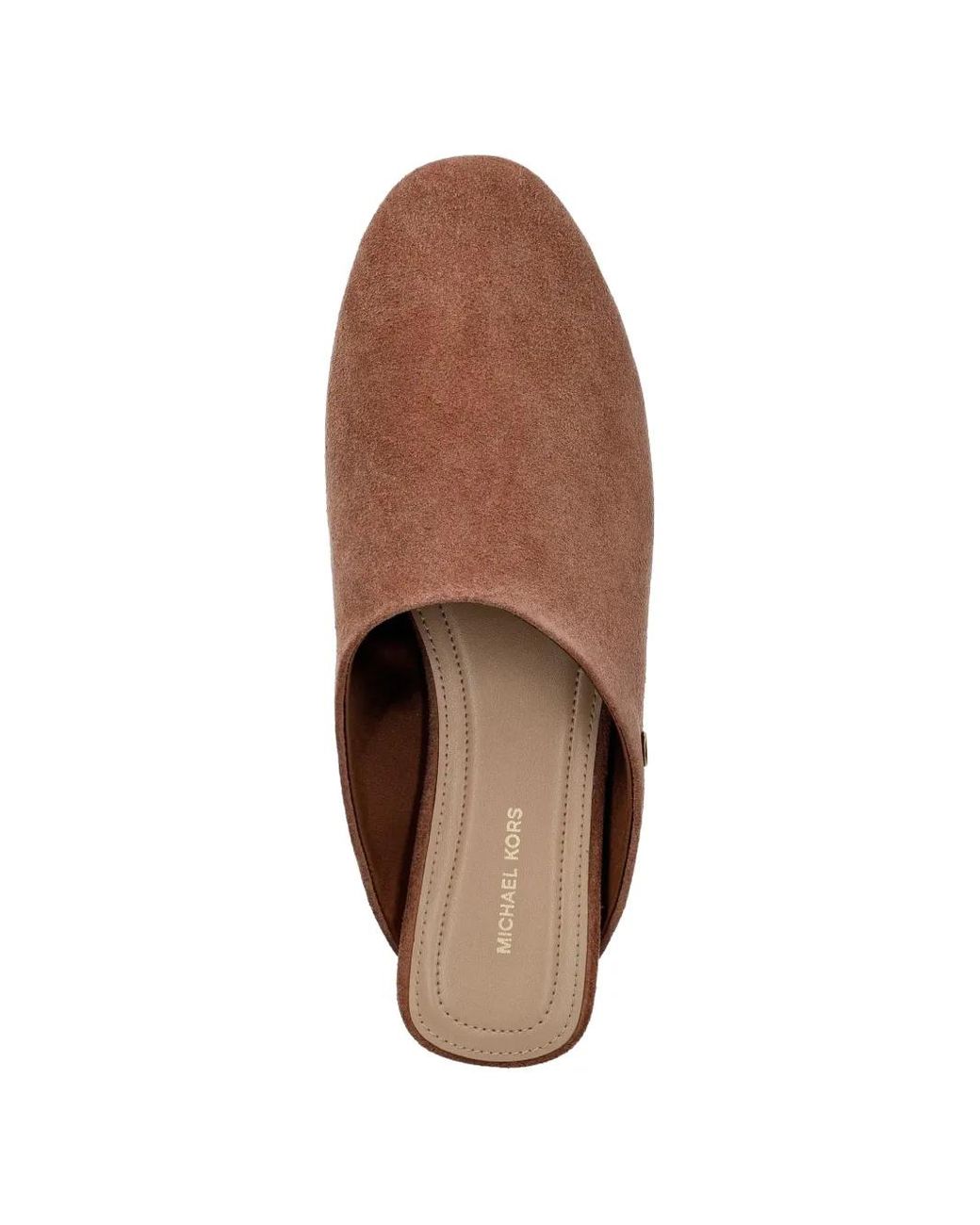 MICHAEL Michael Kors Brown Cady Suede Mules