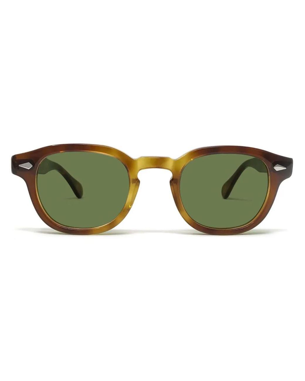 Moscot Green Lemtosh Sunglasses