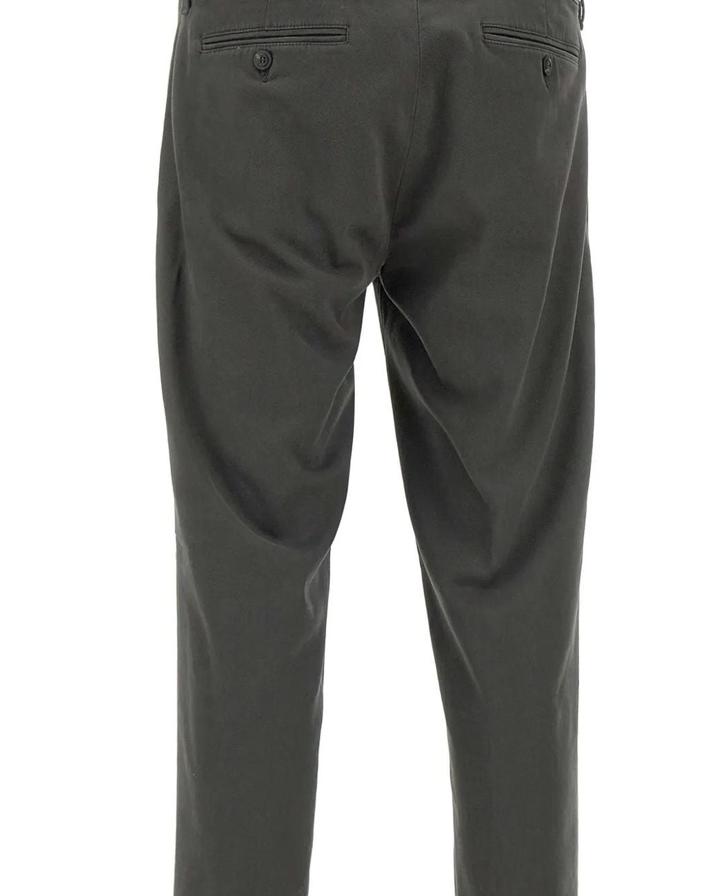 Re-hash Gray Cuffed-Hem Chinos for men