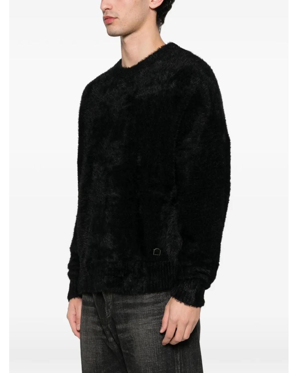 RETERNITY Black Essential Sweater for men