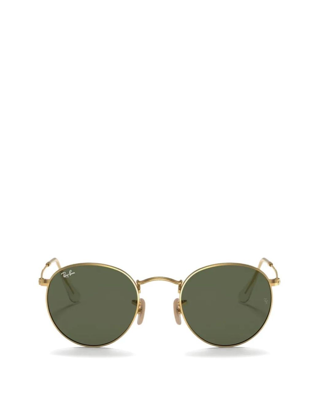 Ray-Ban Green Round Flat Lens