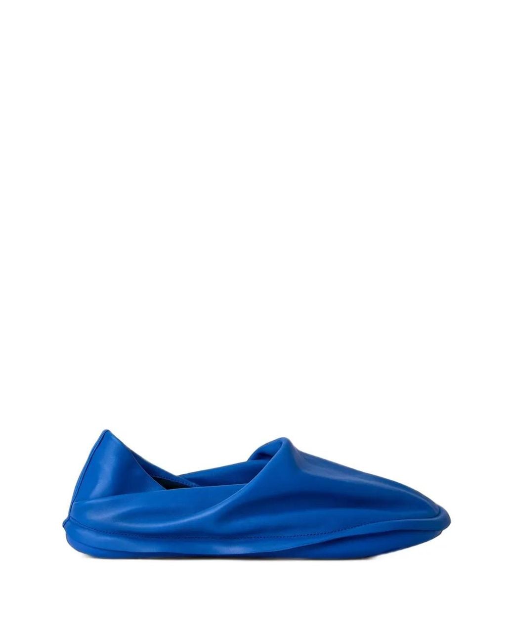 Camper Blue X Issey Miyake Round-Toe Leather Loafers for men