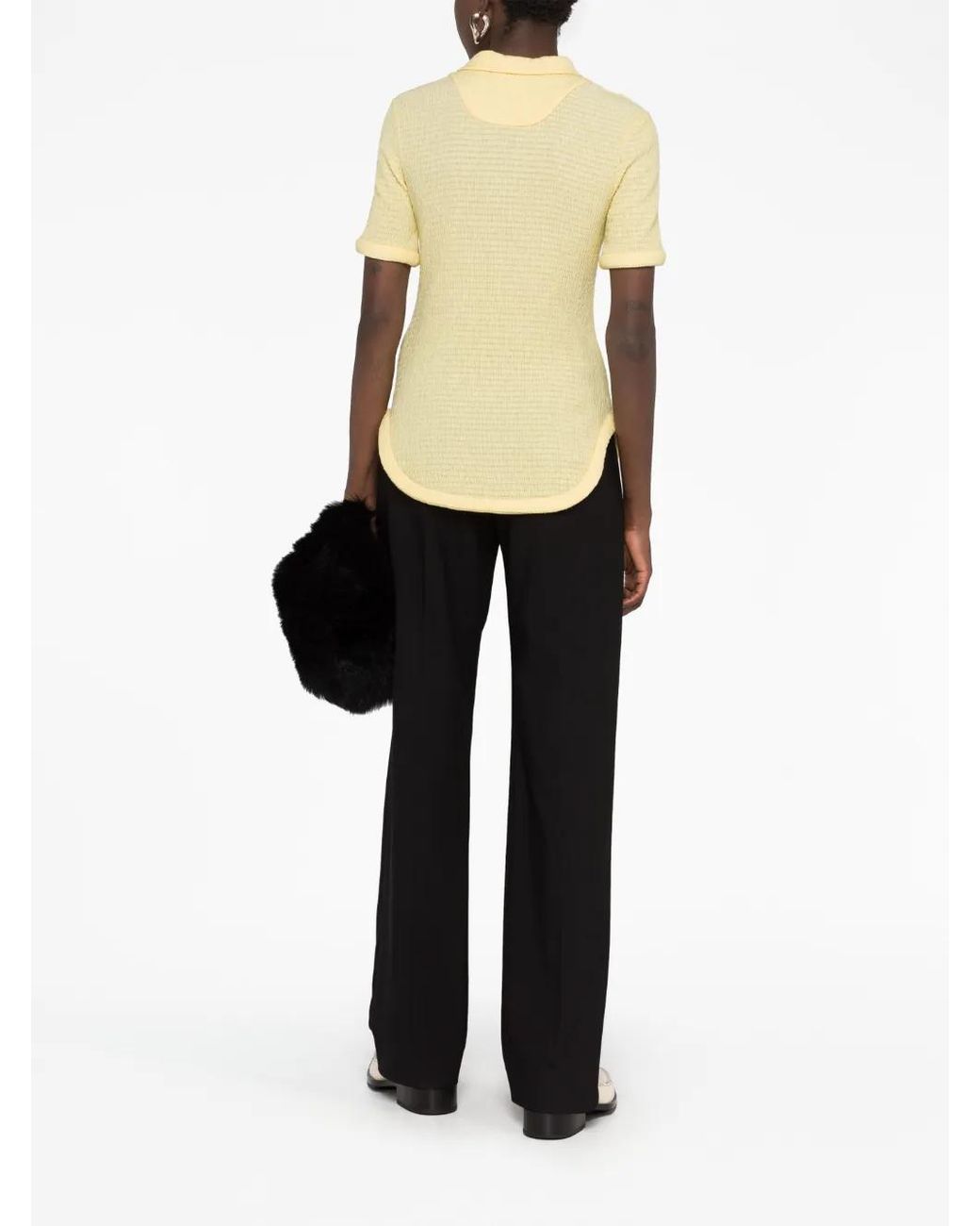 Jil Sander Yellow Polo Shirts