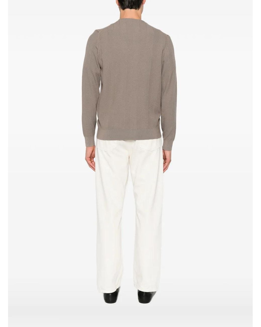 Diktat Gray Button-Up Cardigan for men