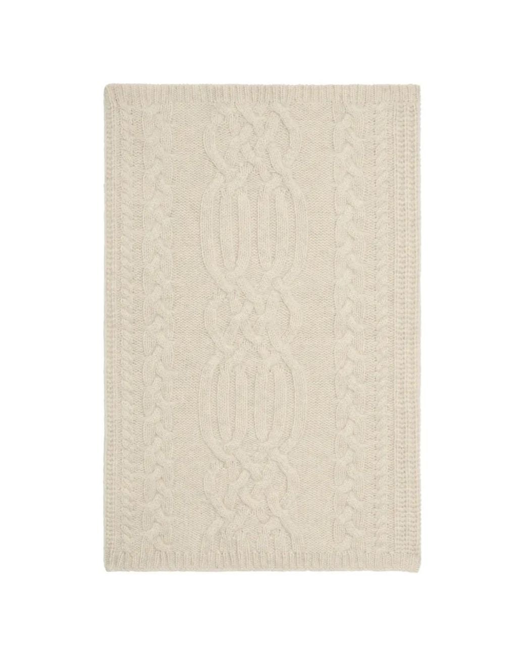 Bompard Natural Cable-Knit Cashmere Snood