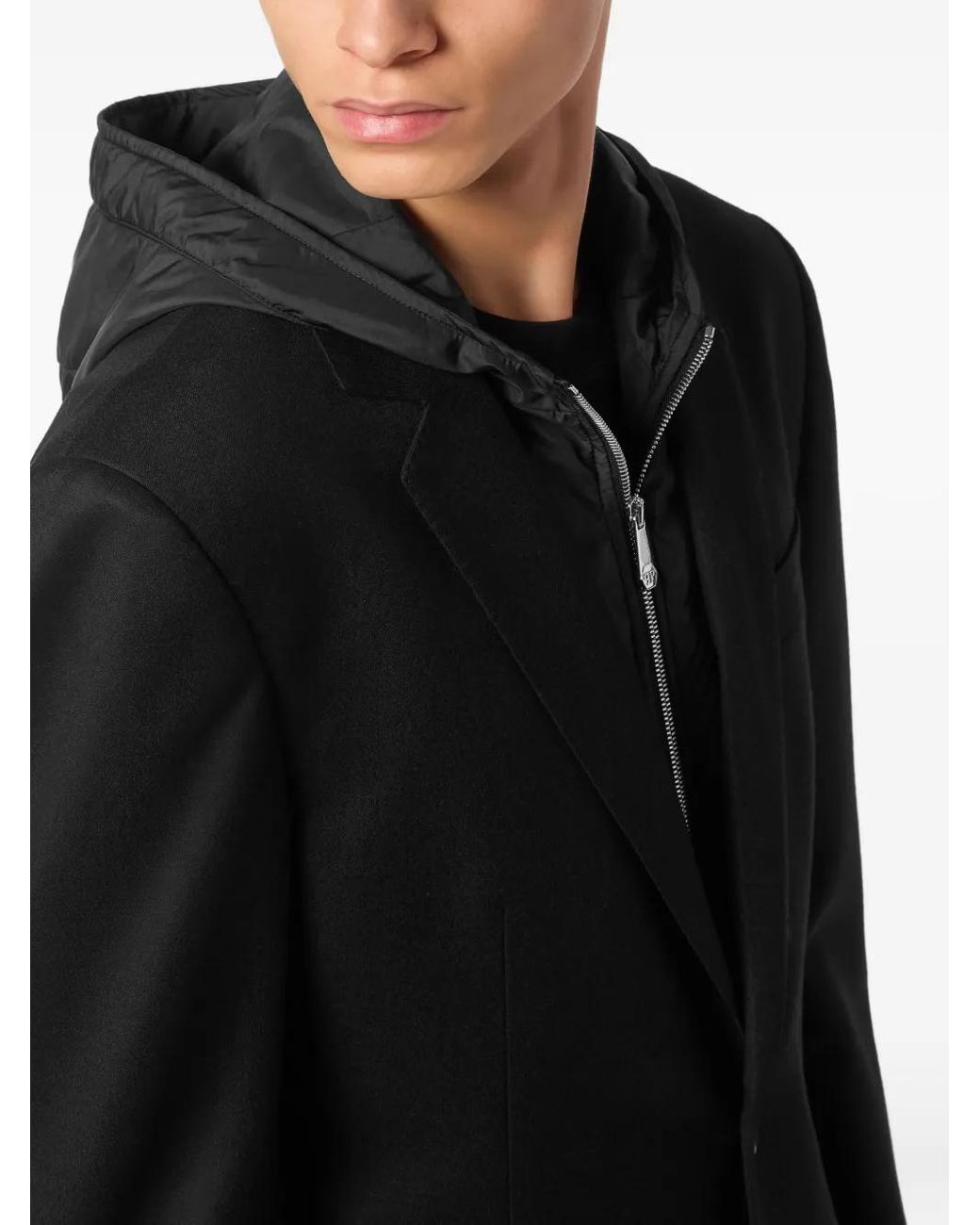 Philipp Plein Black Single-Breasted Blazer for men