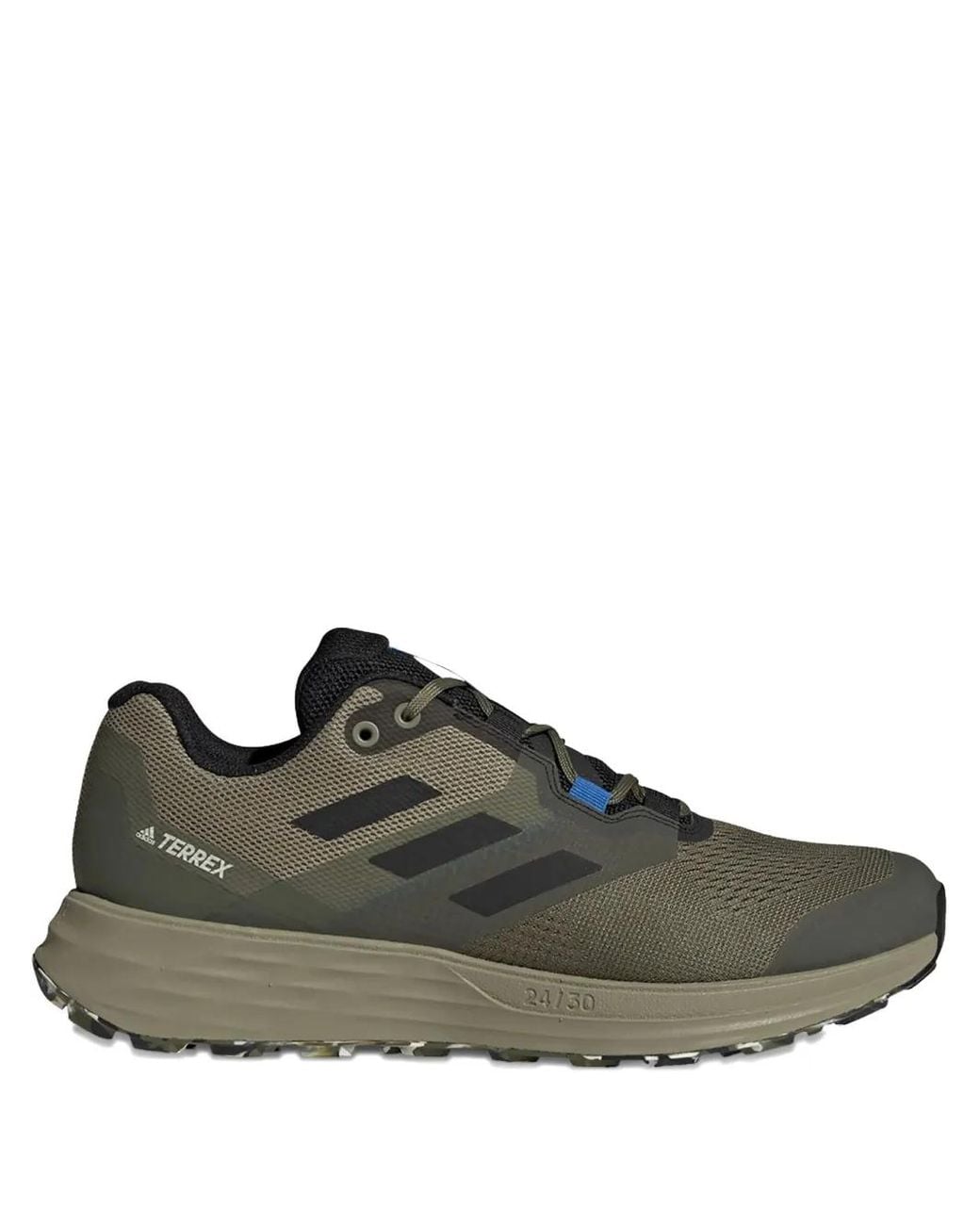 Adidas Green Terrex Two Flow Running Sneakers