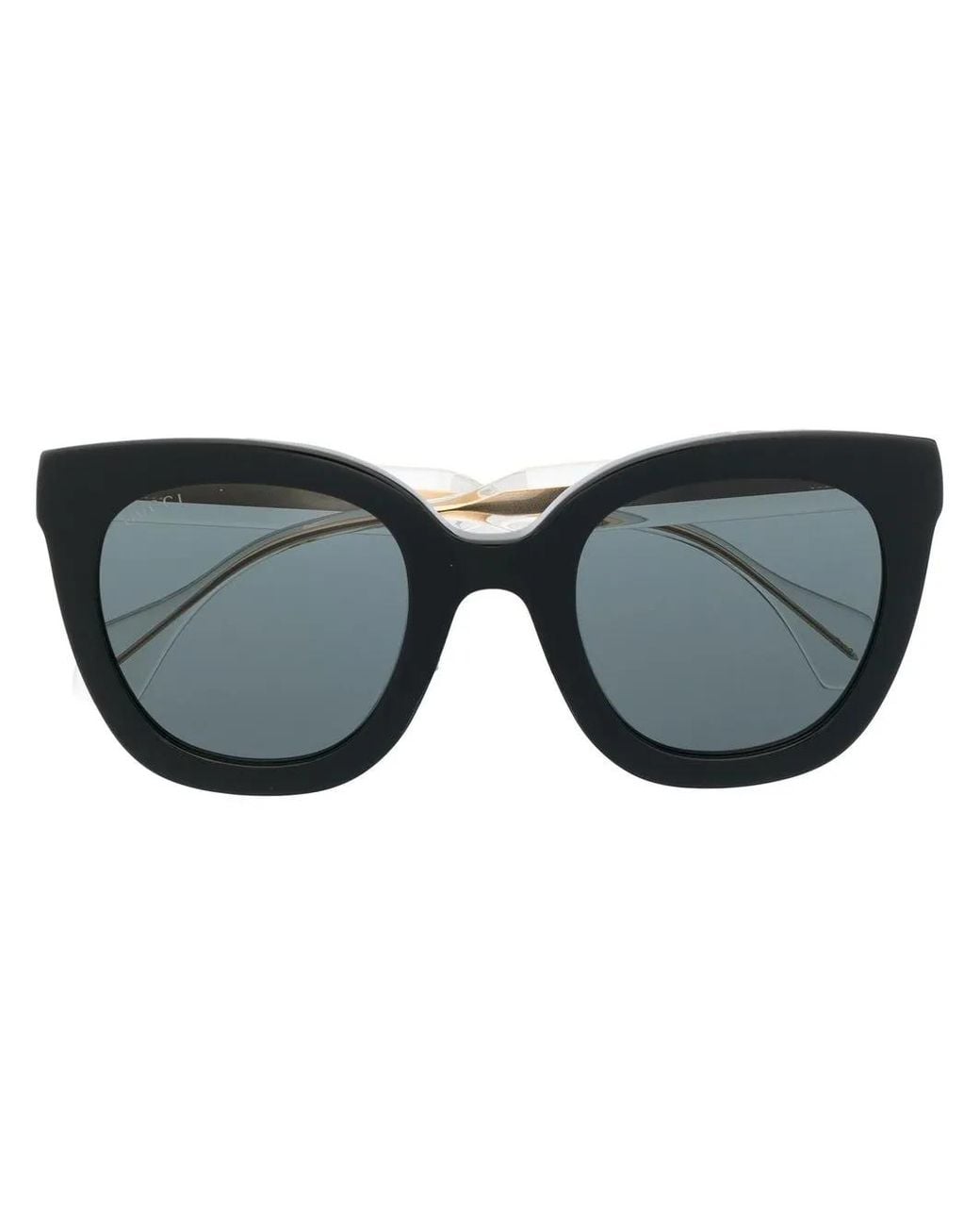 Gucci Black Wayfarer-Frame Sunglasses