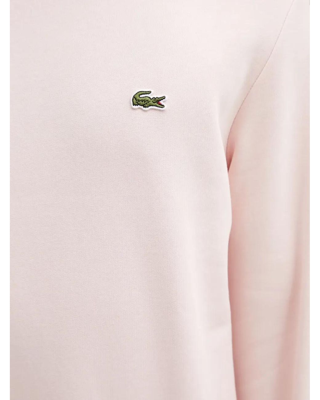 Lacoste Sweatshirt Mit Logo-Patch in White für Herren