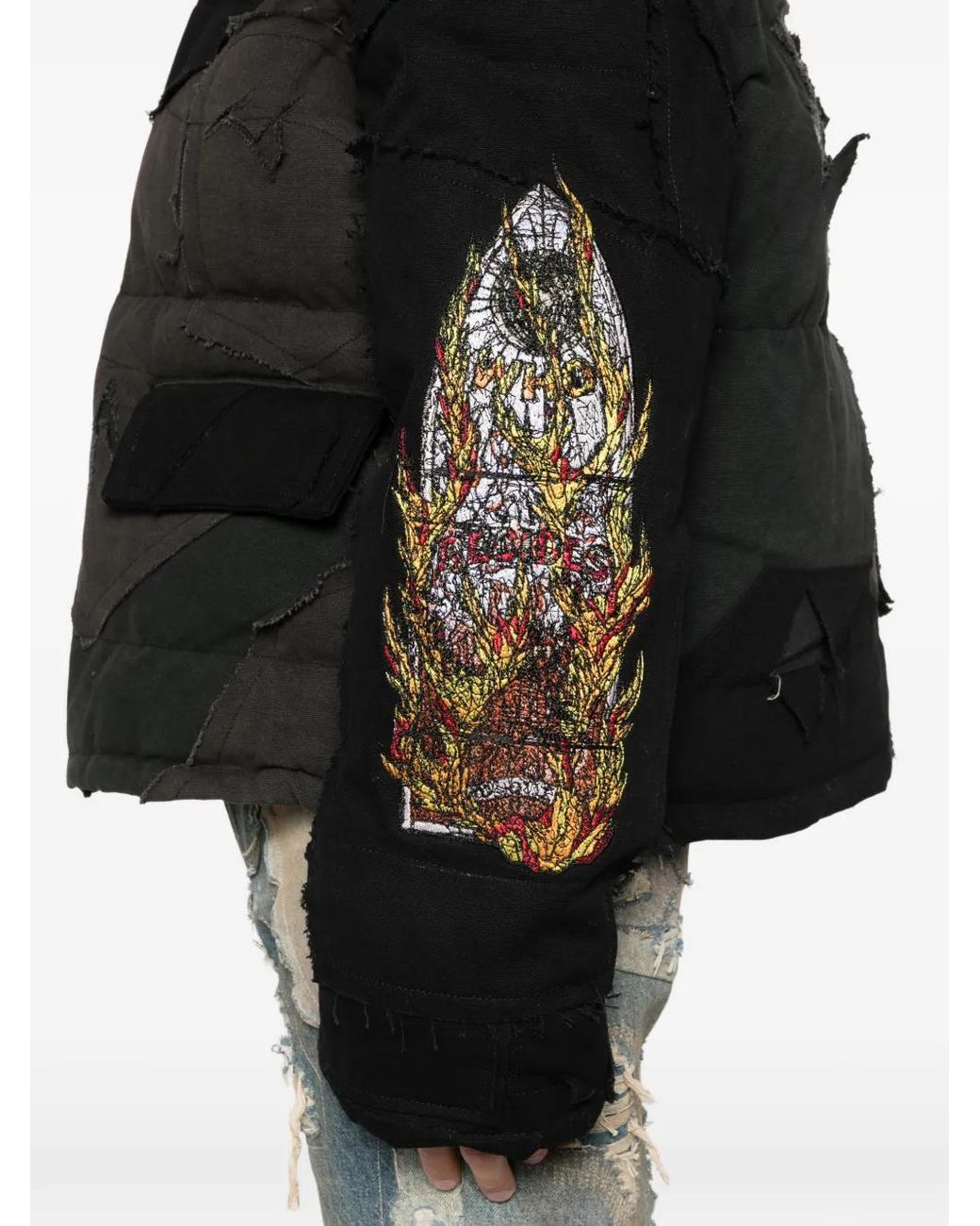 Who Decides War Jack Met Patchwork in het Black voor heren