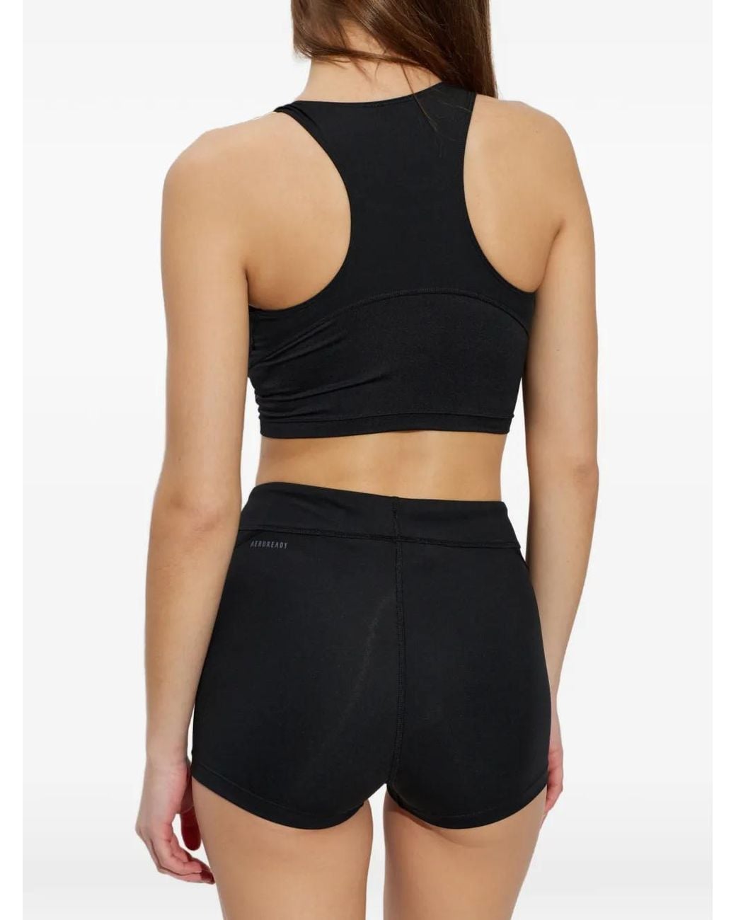 Adidas Black Adizero Essentials Crop Top