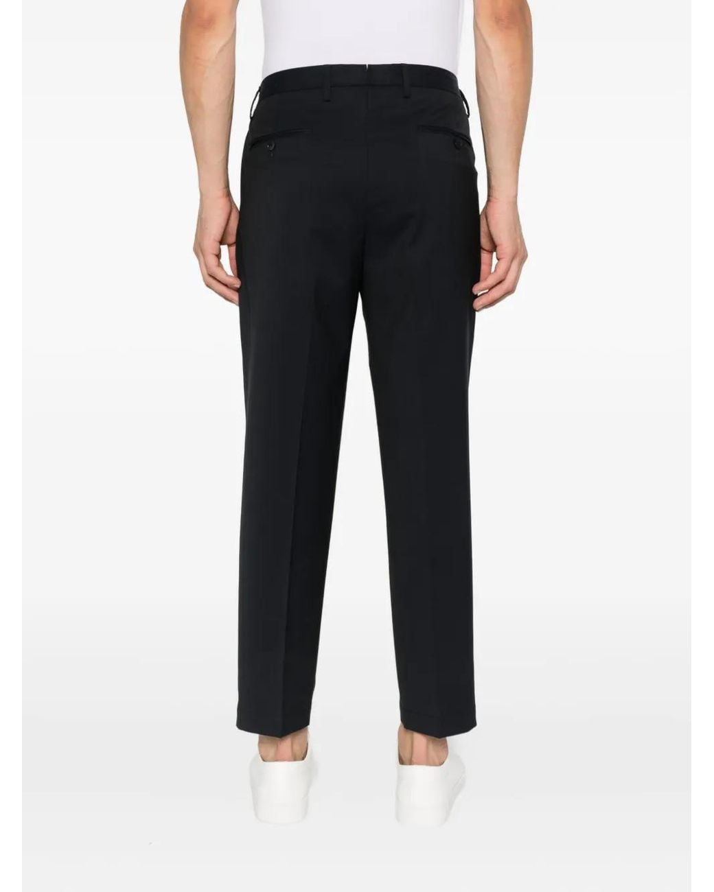 Briglia 1949 Blue Pleated-Front Trousers for men