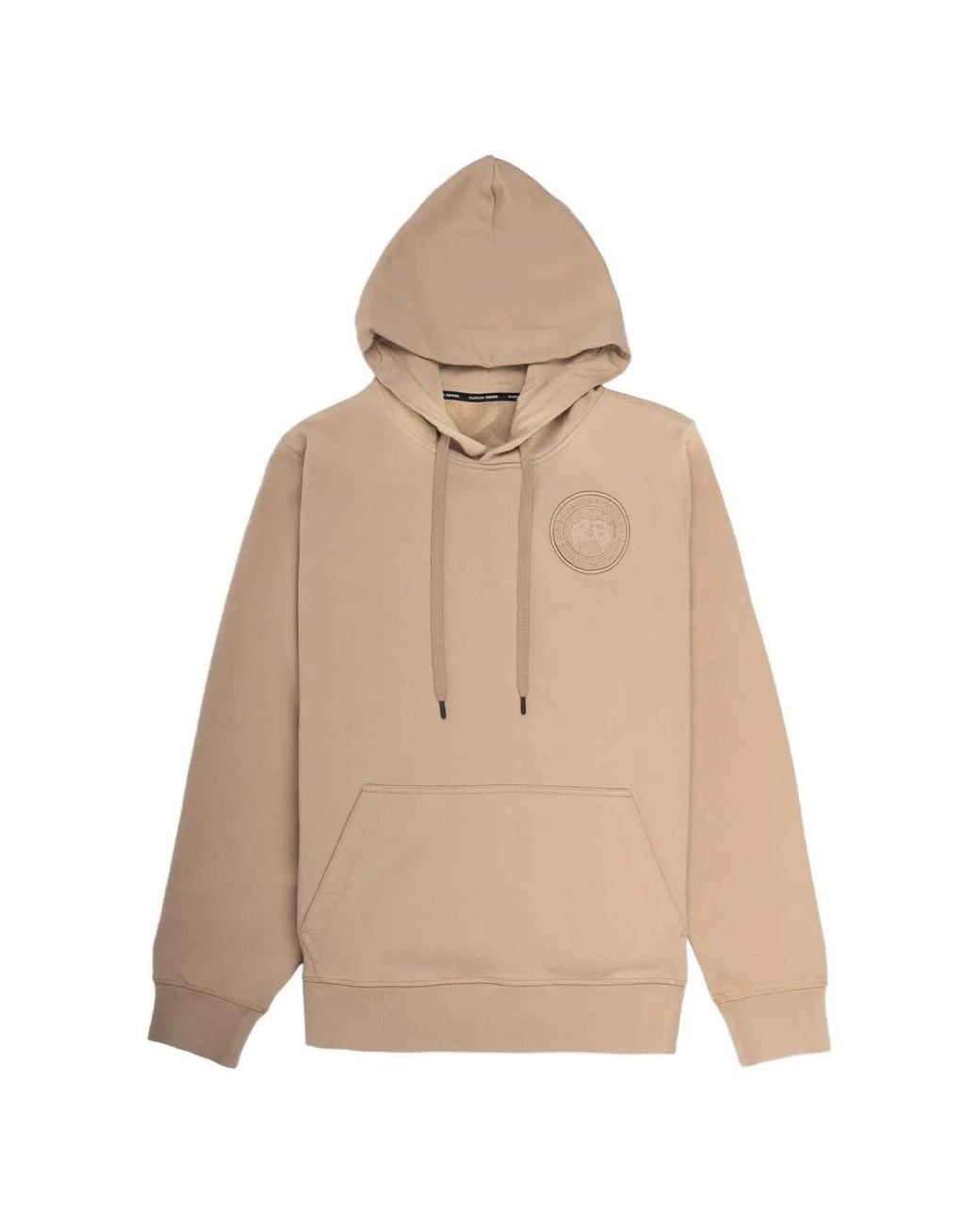 Canada Goose Natural Huron Logo-Embroidered Hoodie for men