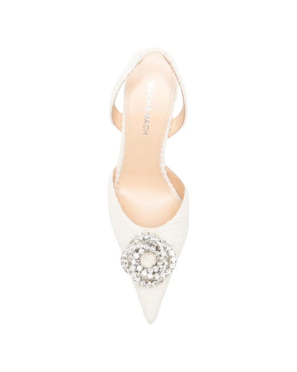 Mach & Mach White Neutrals Shoes