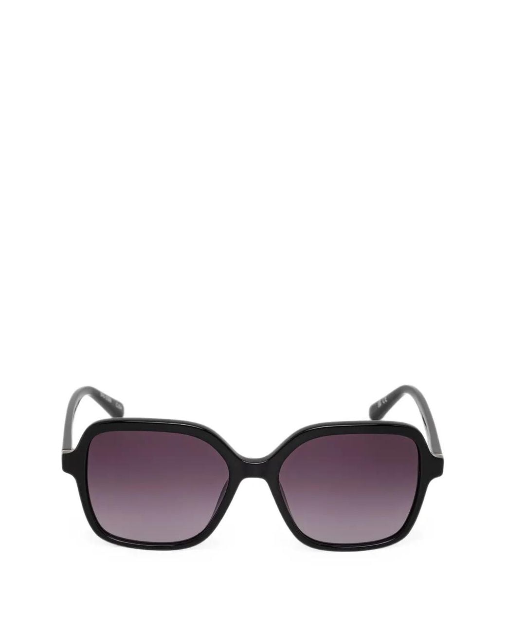 Barbour Purple Geometric-Frame Sunglasses