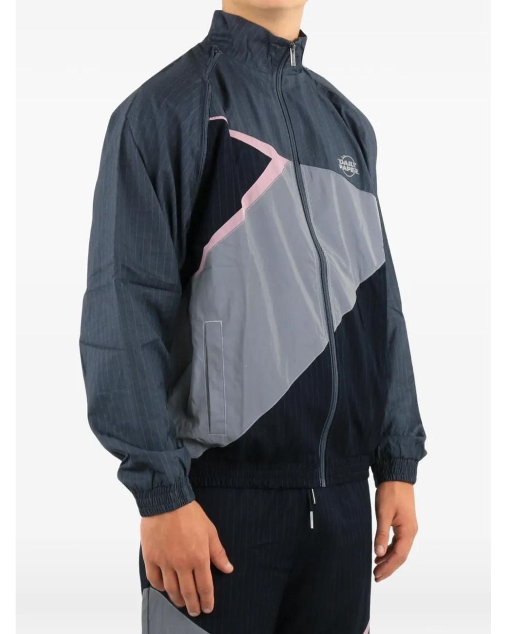 Daily Paper Blue Zip-Up Jacket for men