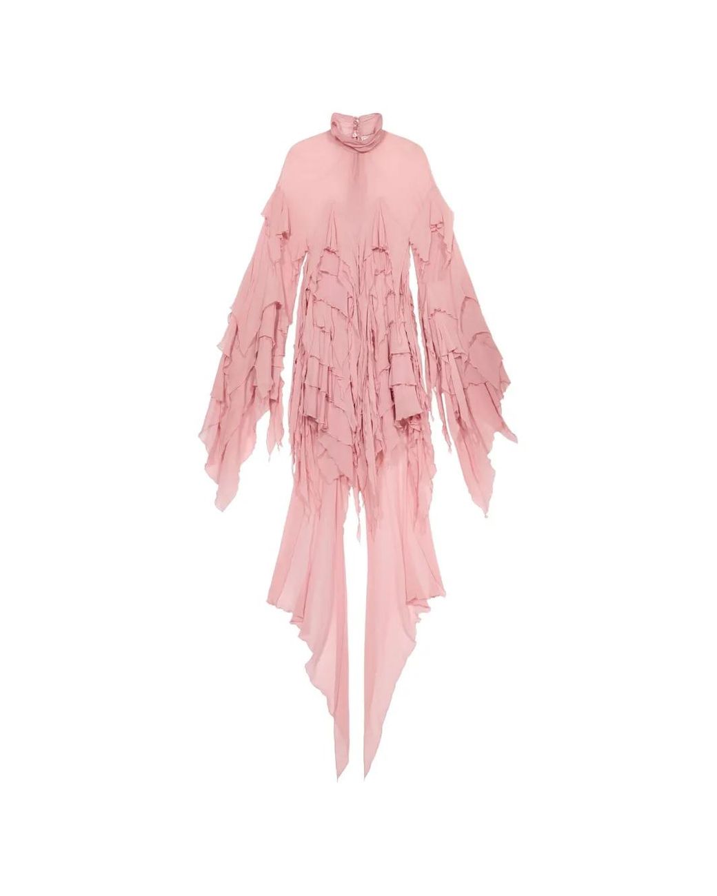 Blumarine Pink Ruffled Mini Dress