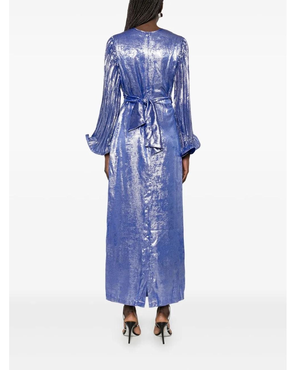 Baruni Maxi-Jurk in het Blue