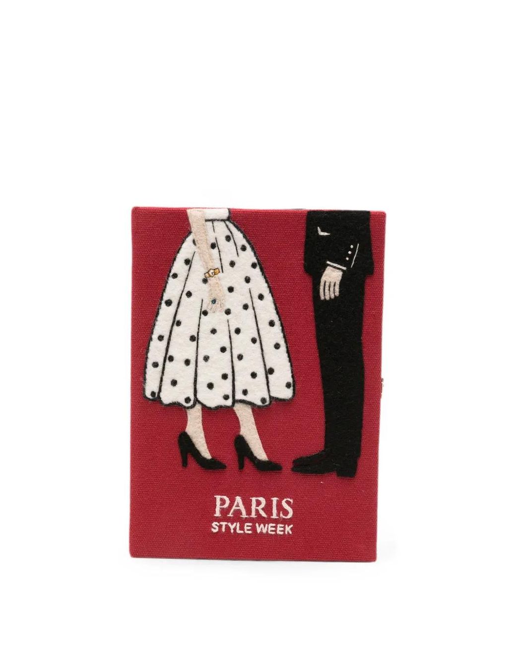 Olympia Le-Tan Red Pochette Paris Style Week