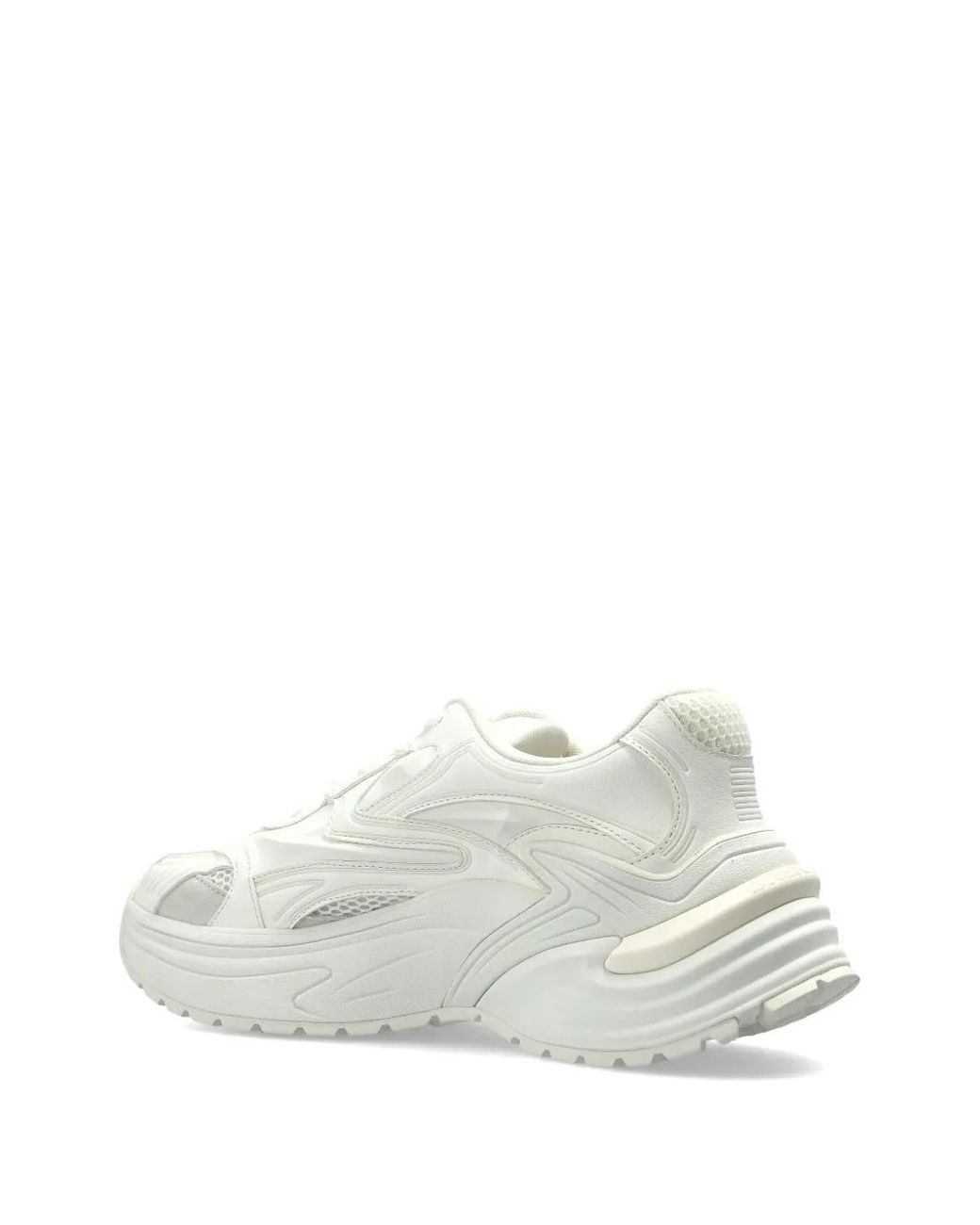 Emporio Armani White Sports Shoes With Logo for men