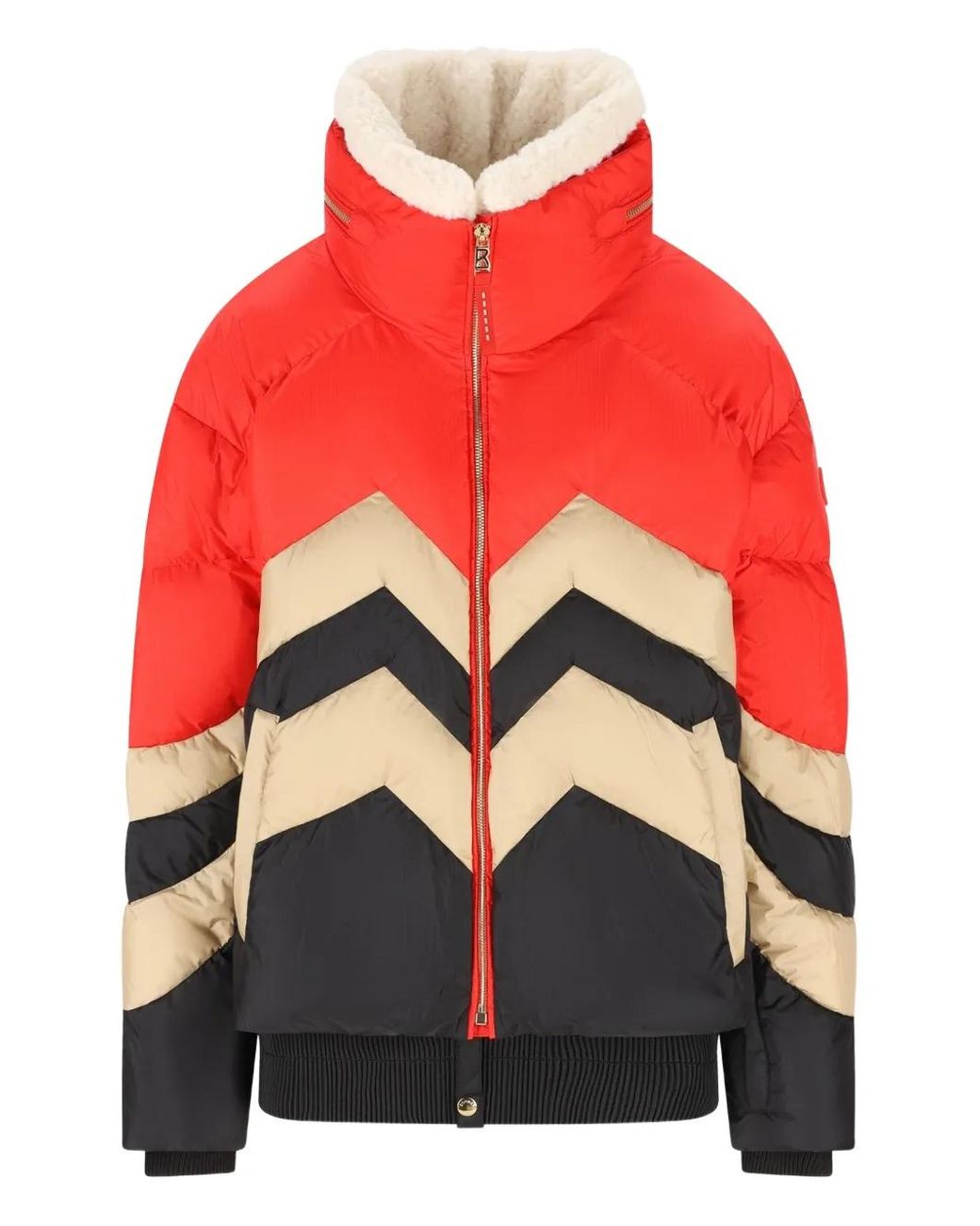 Bogner Red Jacke Mit Zickzackmuster