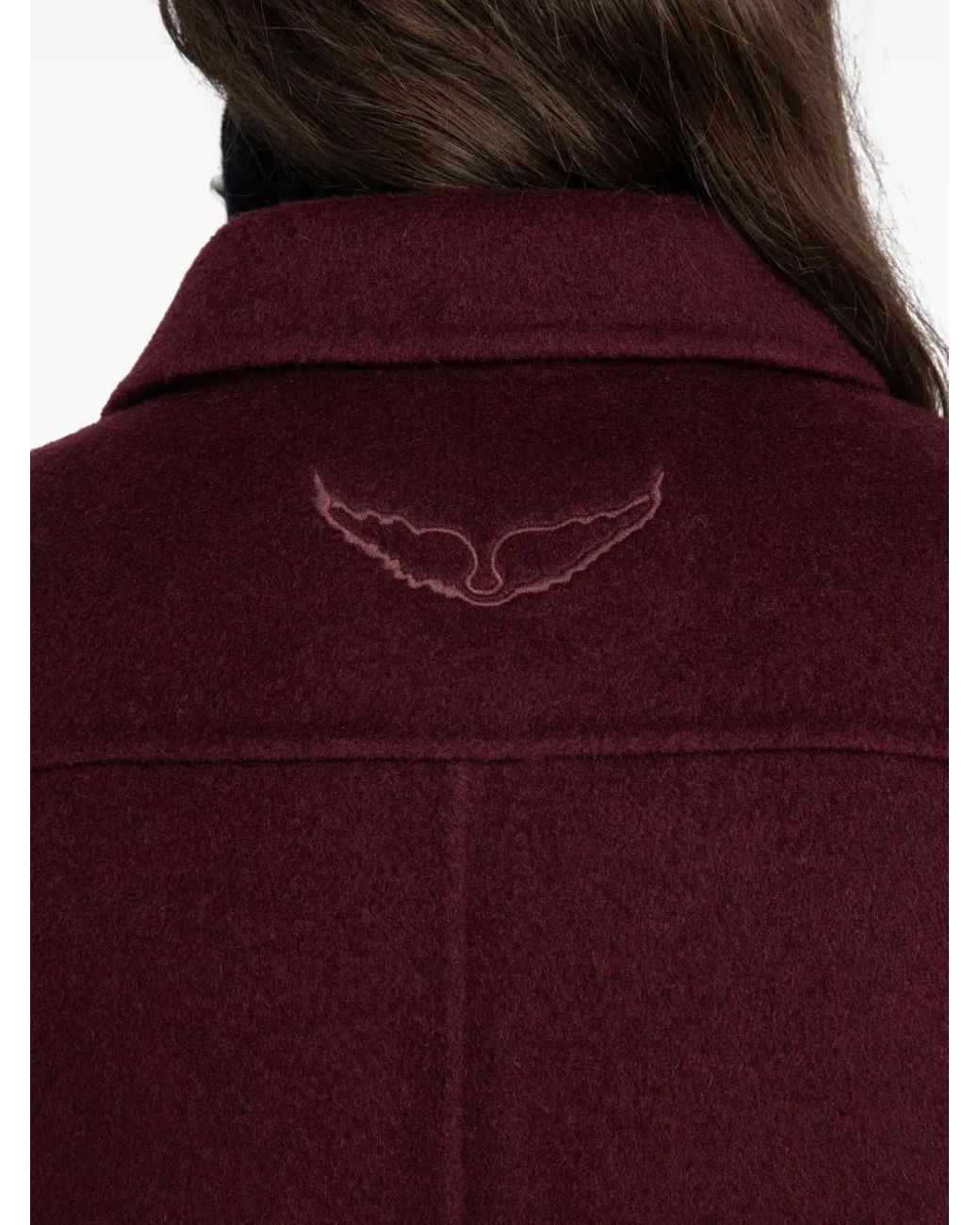 Zadig & Voltaire Red Liam Wool Jacket