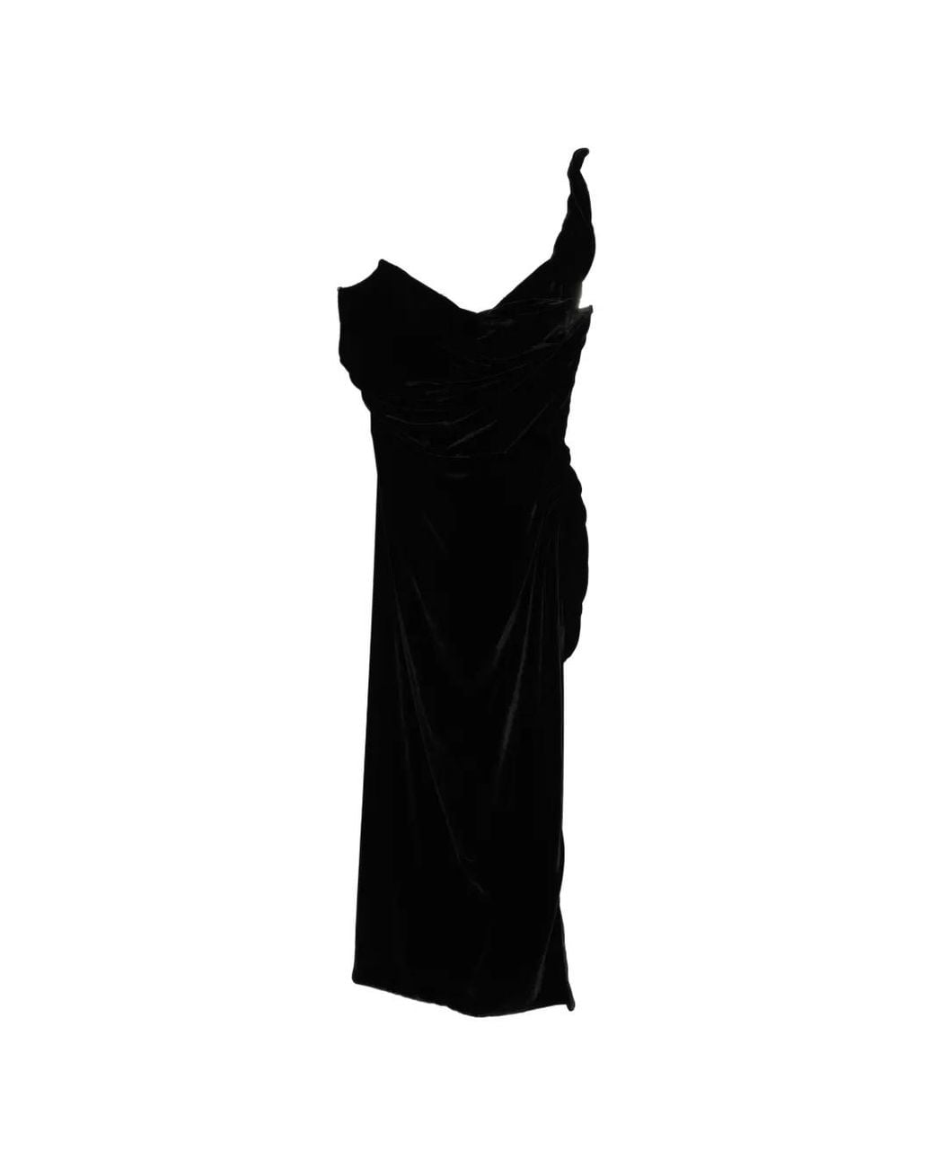 Isabel Sanchis Black Jadi Maxi Dress