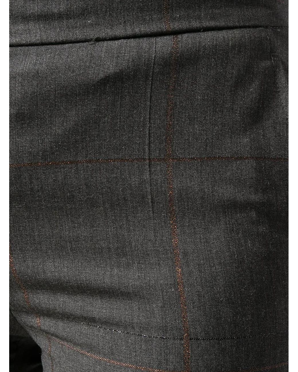 Lorena Antoniazzi Gray Slim Fit Trousers