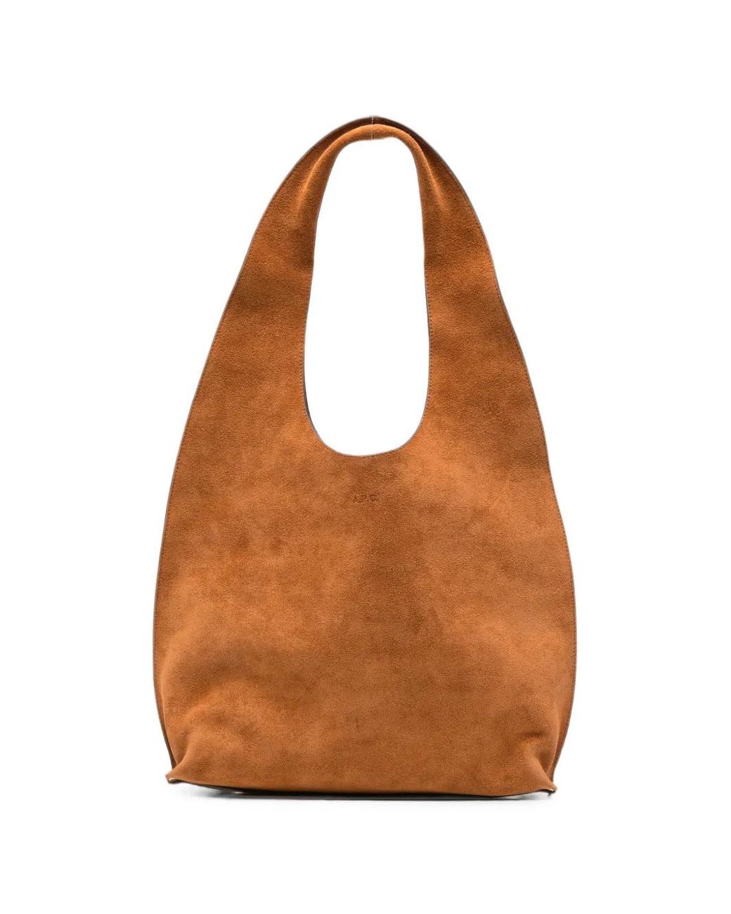 A.P.C. Brown Suede Shoulder Bag