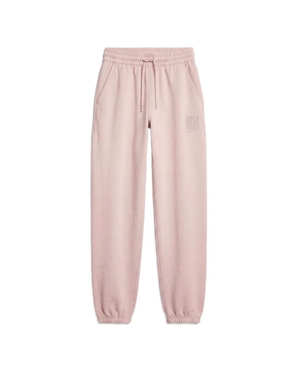 Calvin Klein Pink Logo-Embroidered Drawstring Track Pants