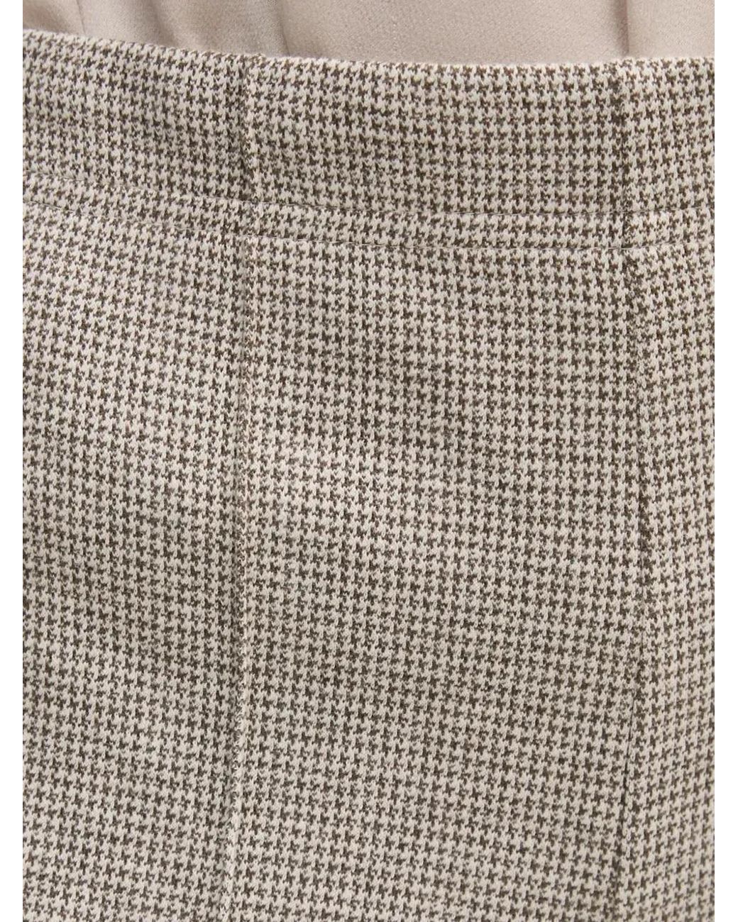 Ouí Natural Houndstooth Trousers