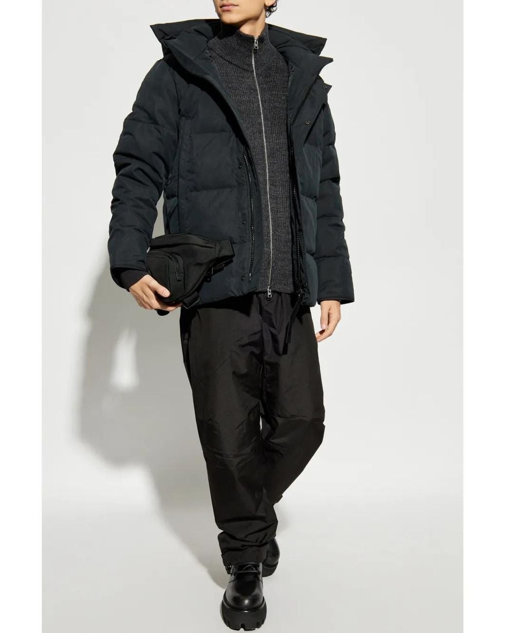 Canada Goose Black Wyndham Parka for men