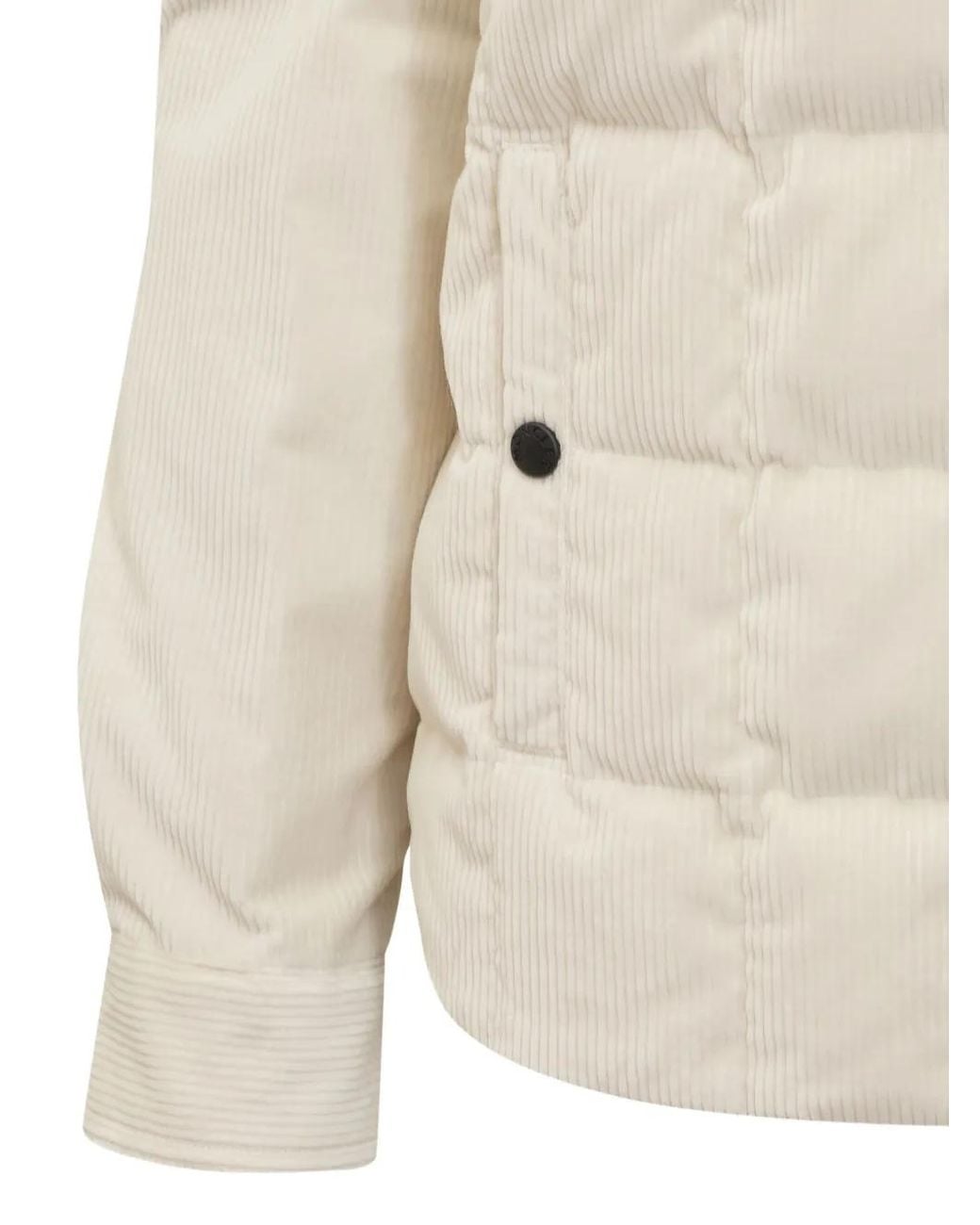 Moncler Natural Paulet Puffer Shirt Jacket