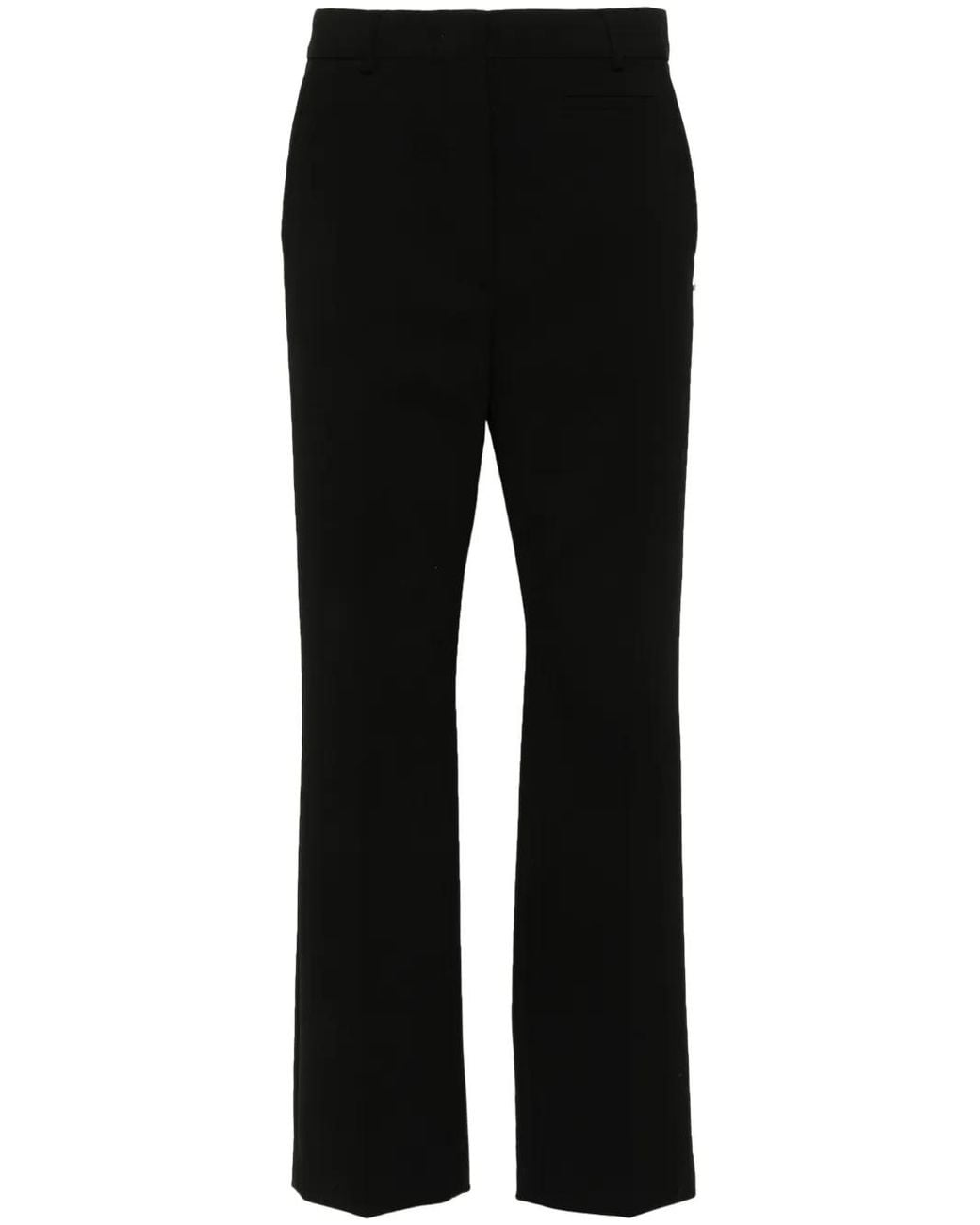 Sportmax Black Gerade Romanga Hose