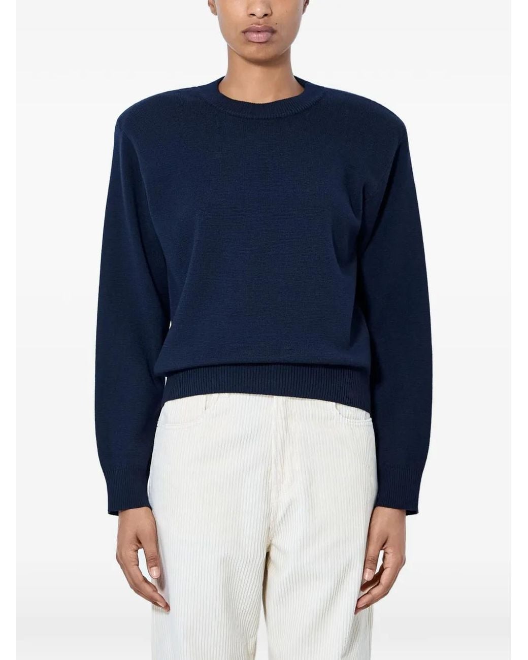 Pull En Maille Fine Rohe en coloris Blue