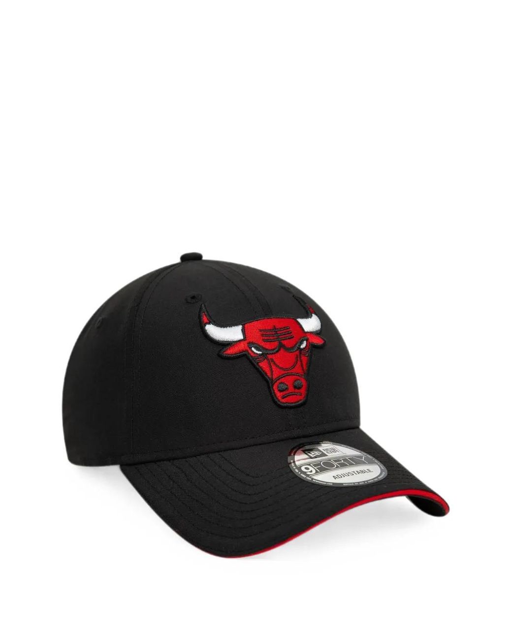 KTZ Black Chicago Bulls The League 9Forty Embroidered-Logo Cap for men