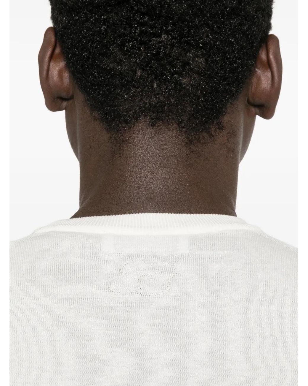 Lardini White Crew-Neck T-Shirt for men