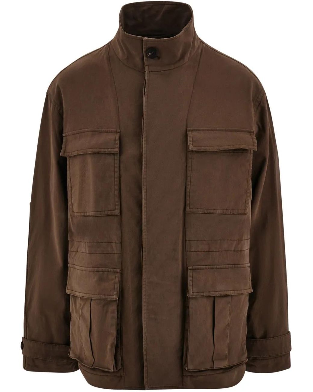 Ferragamo Brown Saharan Jacket for men