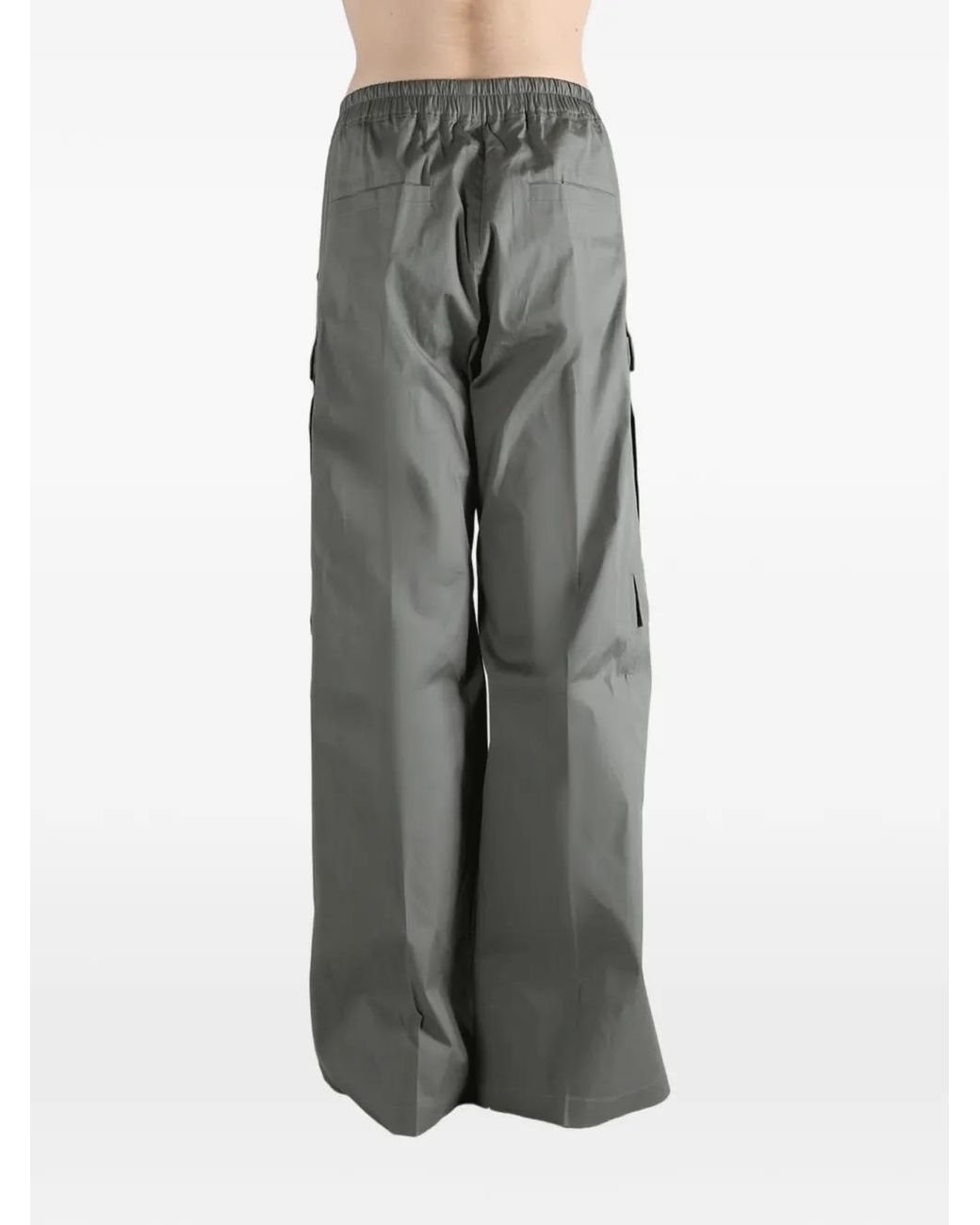 Rick Owens Gray Cargobelas Cargo-Pockets Trousers for men