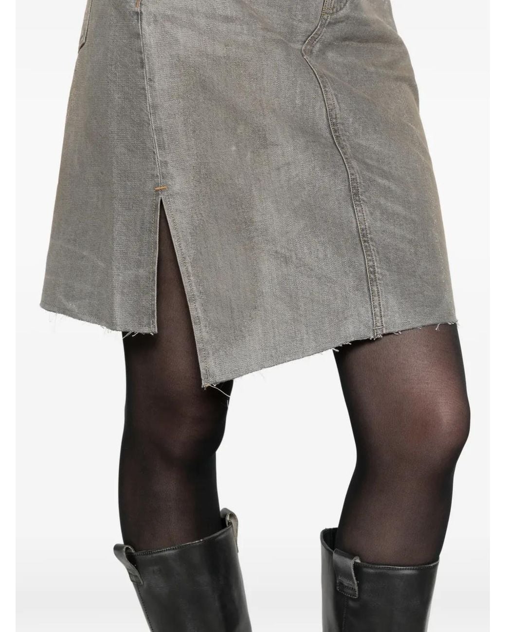 Our Legacy Gray Midi Craft Skirt