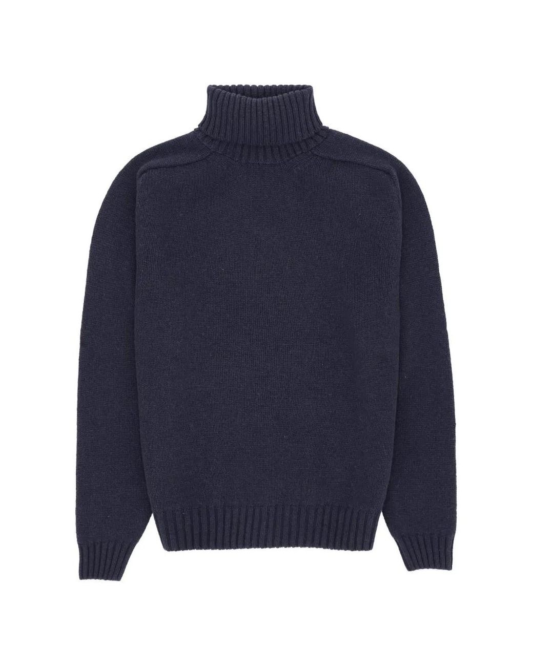 Fortela Blue Martin High-Neck Sweater for men