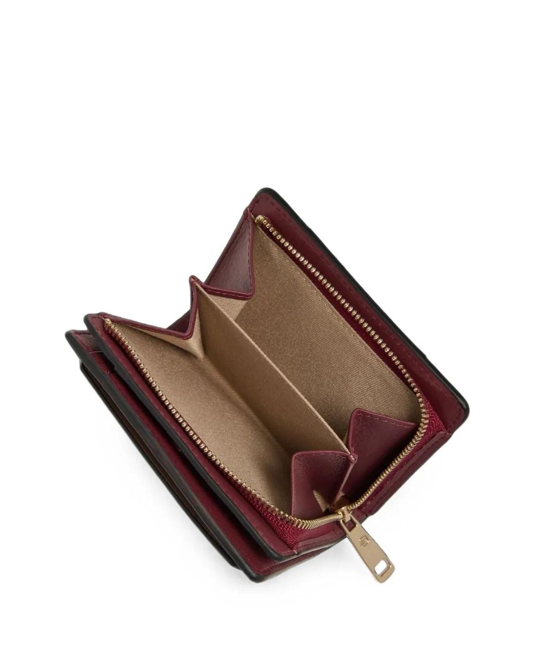 Piquadro Brown Portefeuille En Cuir À Design Pliant