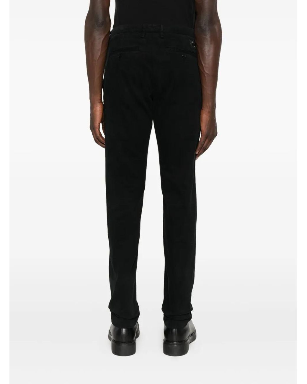Jacob Cohen Black Slim-Fit Trousers for men