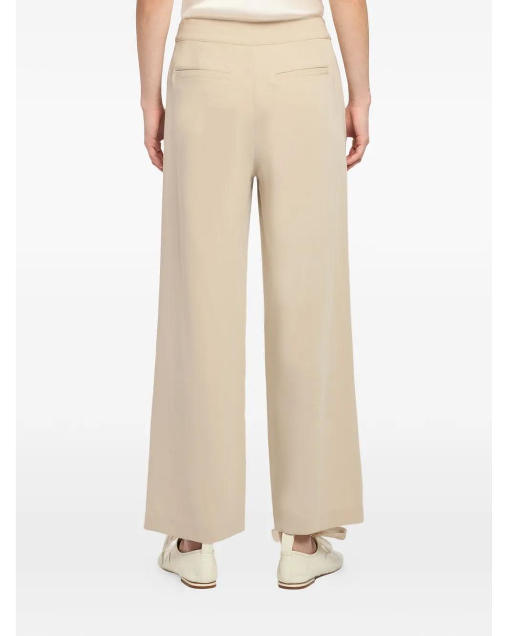 Cinq À Sept Gilliana Broek Met Gehaakt Detail in het White