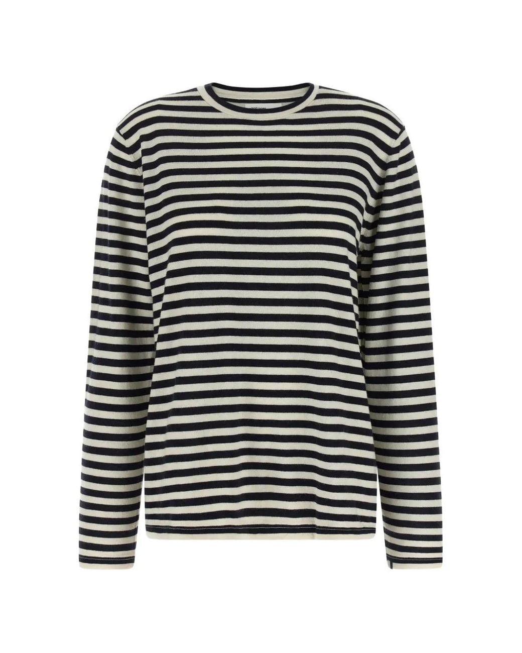 Extreme Cashmere Black Pull N500 Jones À Rayures Bretonnes