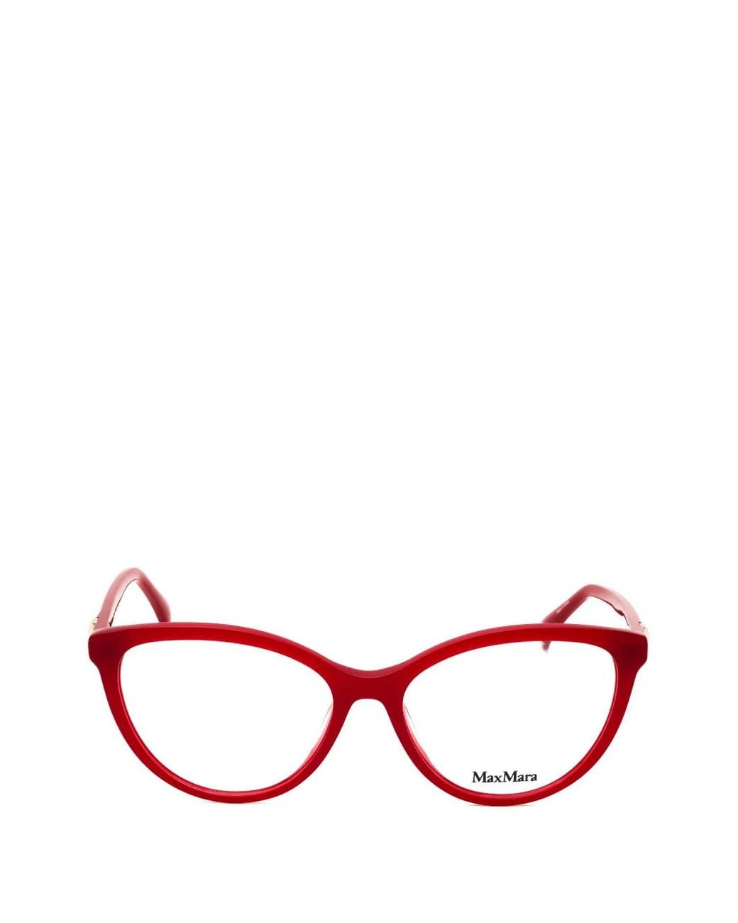 Max Mara Red Cat-Eye Glasses