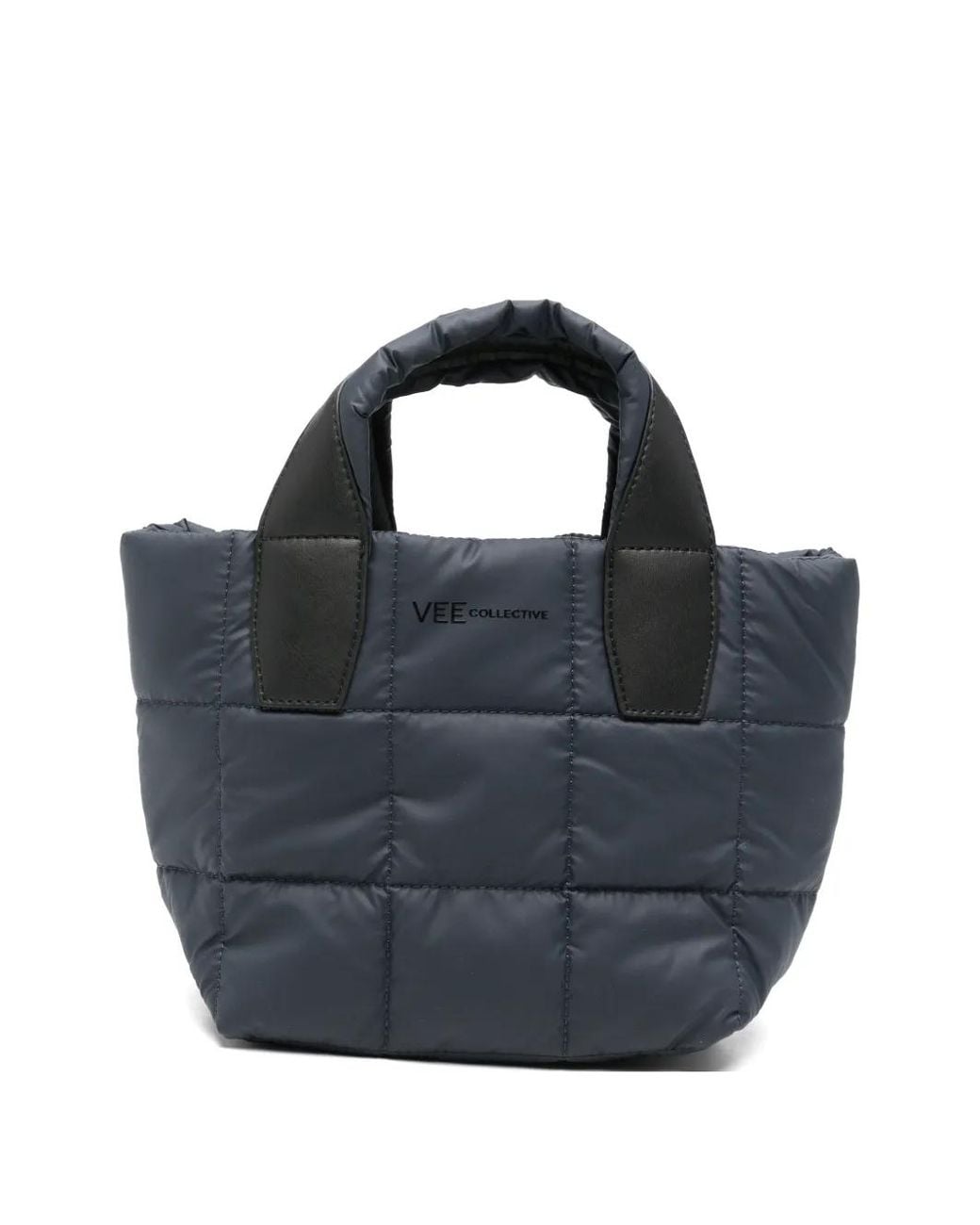 VEE COLLECTIVE Blue Mini Porter Quilted Tote Bag