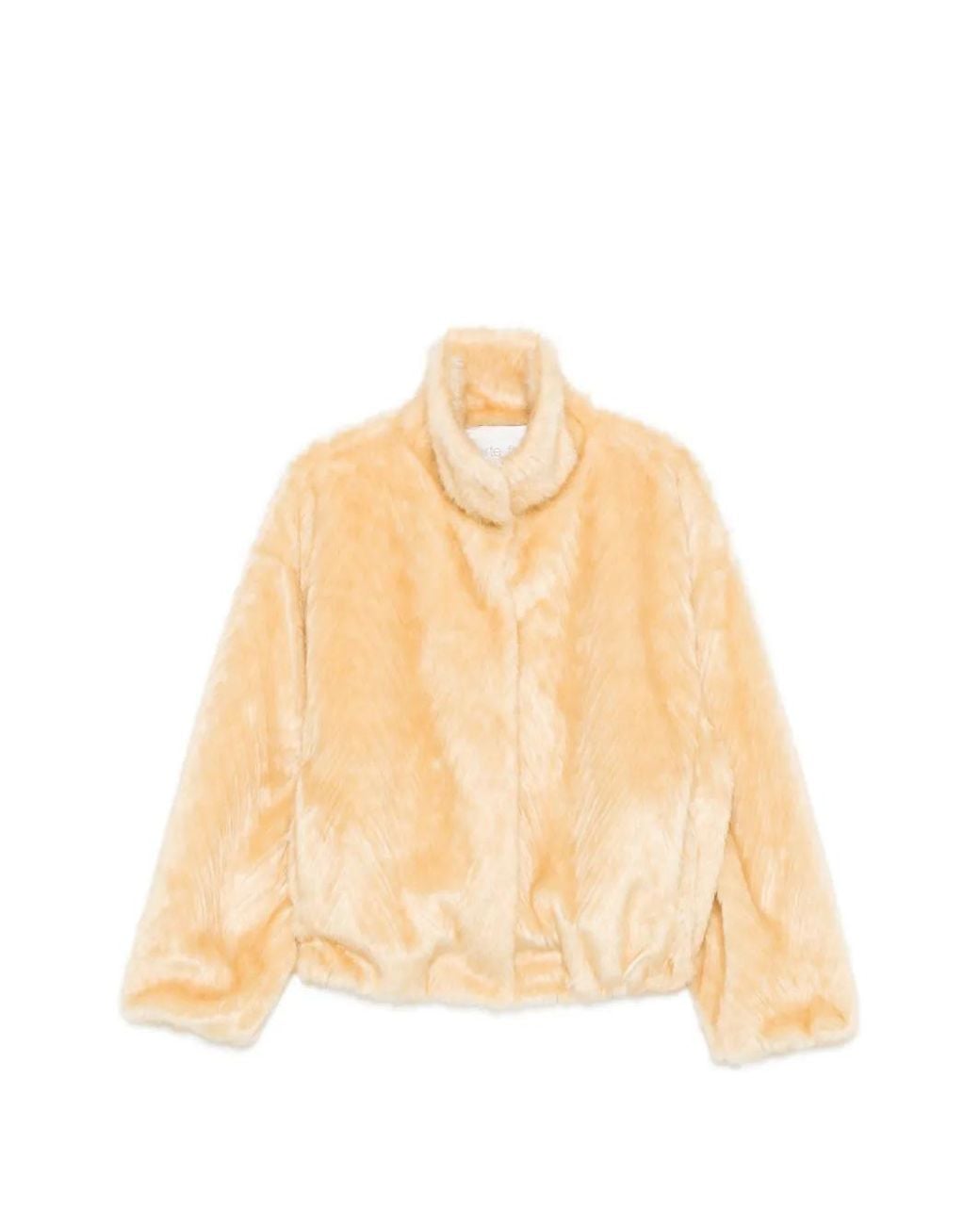 Forte_forte Natural Faux-Fur Jacket
