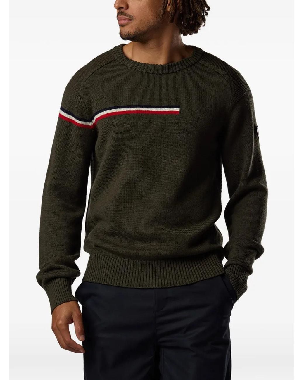 Rossignol Black Odysseus Crew-Neck Sweater for men