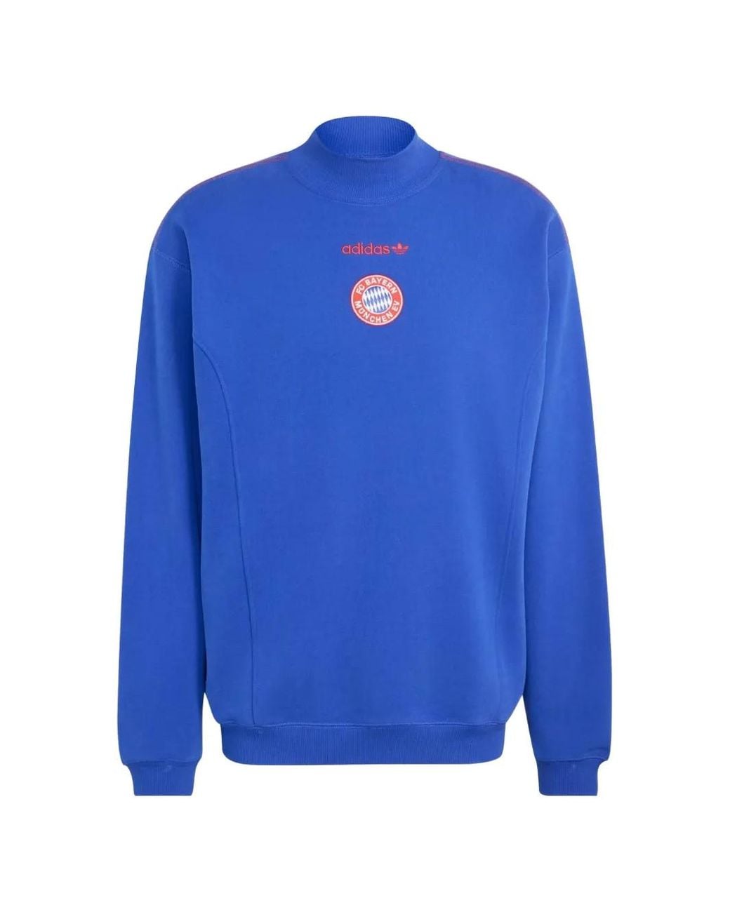 Adidas Blue Fc Bayern Munich Eqt Sweatshirt for men